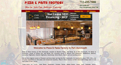 Desktop Screenshot of pizzaportmonmouth.com